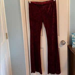 Velvet Bell Bottom pants